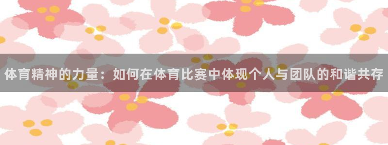JJB竞技宝官方正版app新能源：体育精神的力量：如